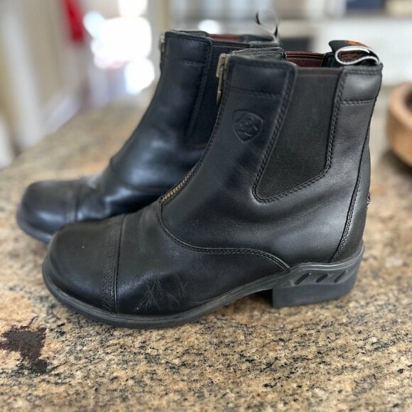 Ariat Riding/Paddock Boot, Black, Size 7.5 - Picture 3 of 10